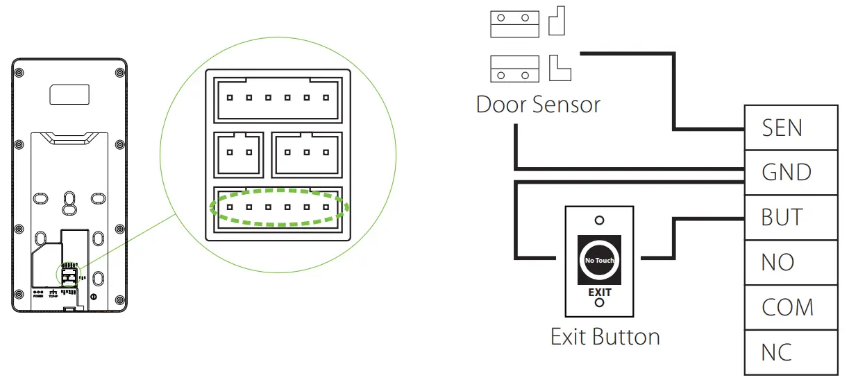 ZKTECO G4[QR] Android Multi Biometric Facial Recognition Terminal - Connection