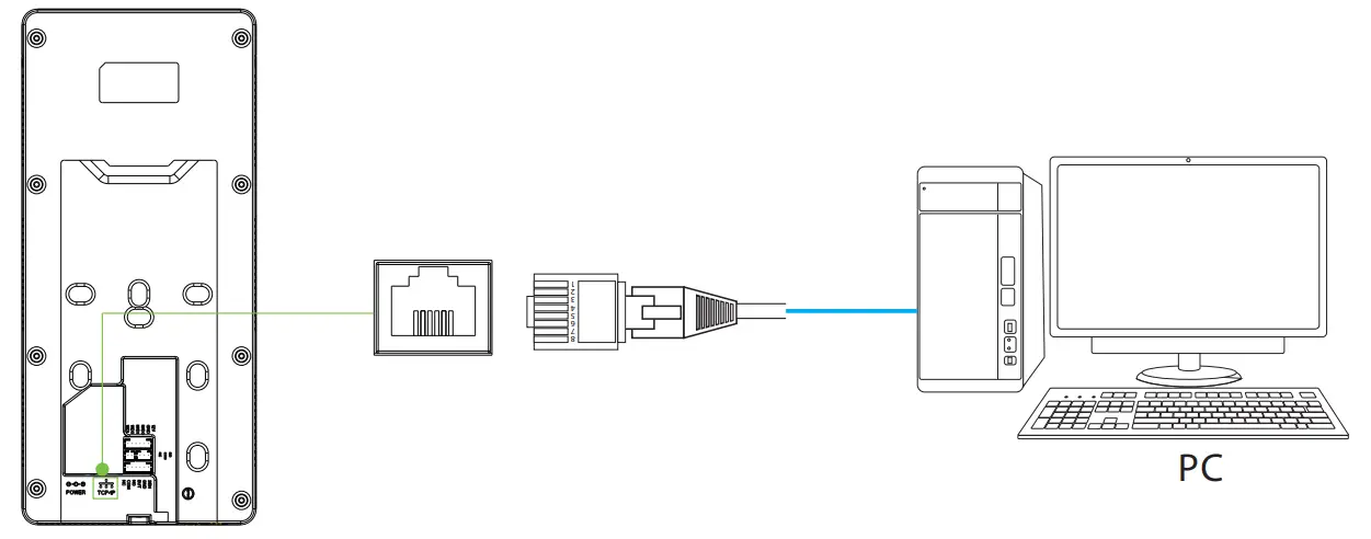 ZKTECO G4[QR] Android Multi Biometric Facial Recognition Terminal - LAN Connection