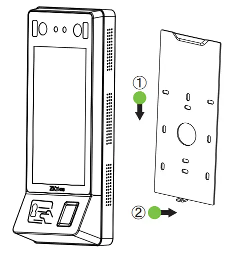 ZKTECO G4[QR] Android Multi Biometric Facial Recognition Terminal - device