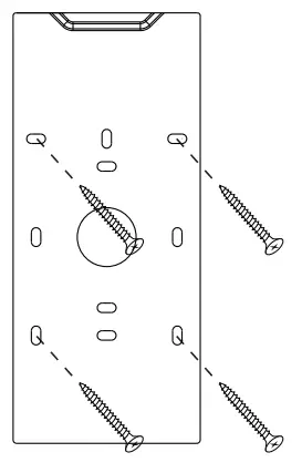 ZKTECO G4[QR] Android Multi Biometric Facial Recognition Terminal - mounting