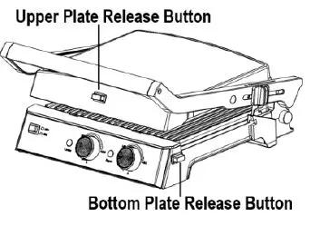 LiFE CG-101 The Grillfather Contact Grill 5