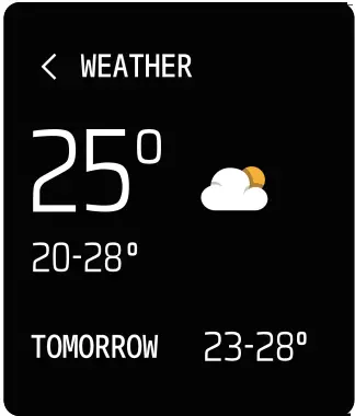Shenzhen Smart Watch Features 5 Weather
