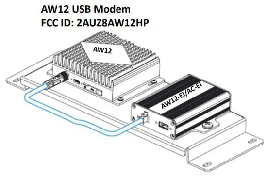 ASSURED WIRELESS AW12 USB Modem - Connect Power