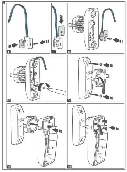 Satel OPAL Pro Outdoor PIR+MW Dual Tech Motion Detector - Angle bracket mounting 1