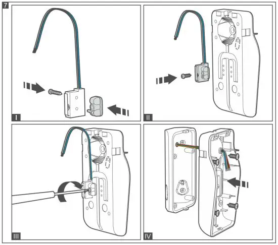 Satel OPAL Pro Outdoor PIR+MW Dual Tech Motion Detector - Angle bracket mounting