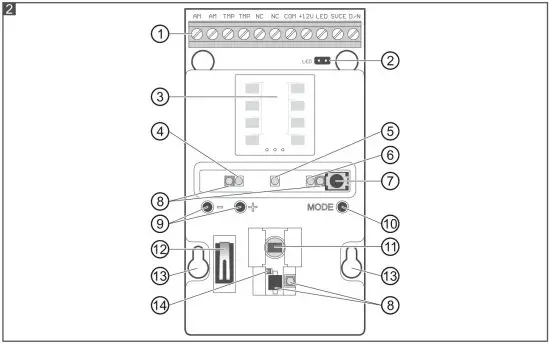 Satel OPAL Pro Outdoor PIR+MW Dual Tech Motion Detector - Electronics module