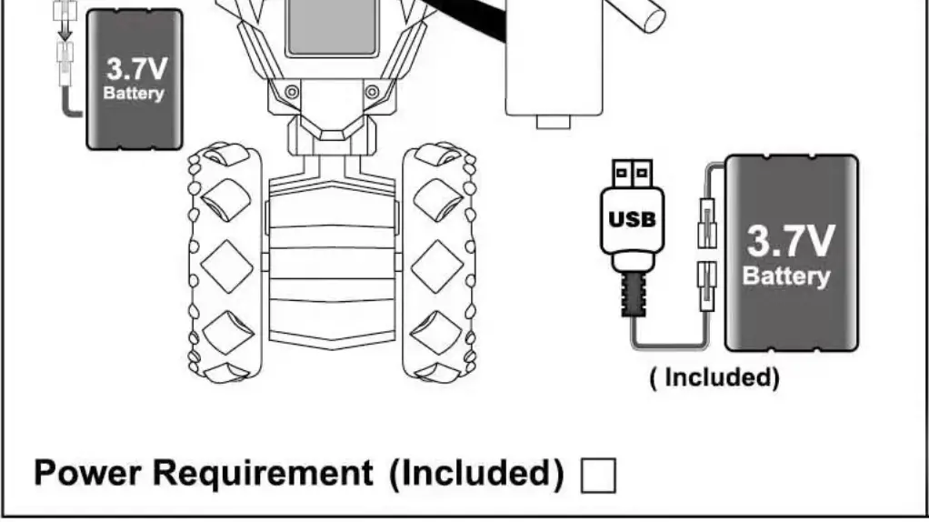 MKB 5588-637 Remote Control Car Series Stunt Car - Battery Installation 2