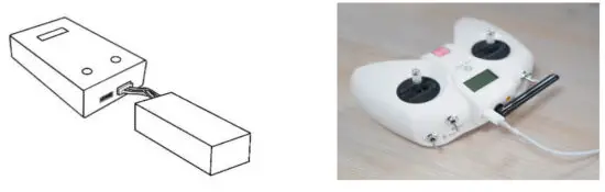 FLY WING FW200 GPS Smart RC Helicopter - charging