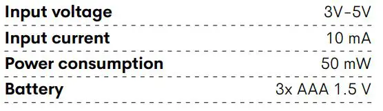 LiTTLE LOVELY Night Light Mushroom House User Manual - Technical specifications