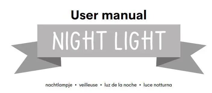 LiTTLE LOVELY Night Light Mushroom House User Manual