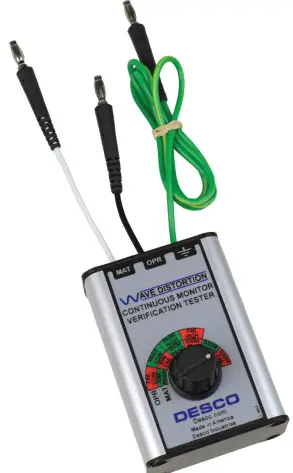 DESCO TB-3074 Wave Distortion Monitor Verification Tester-fig1