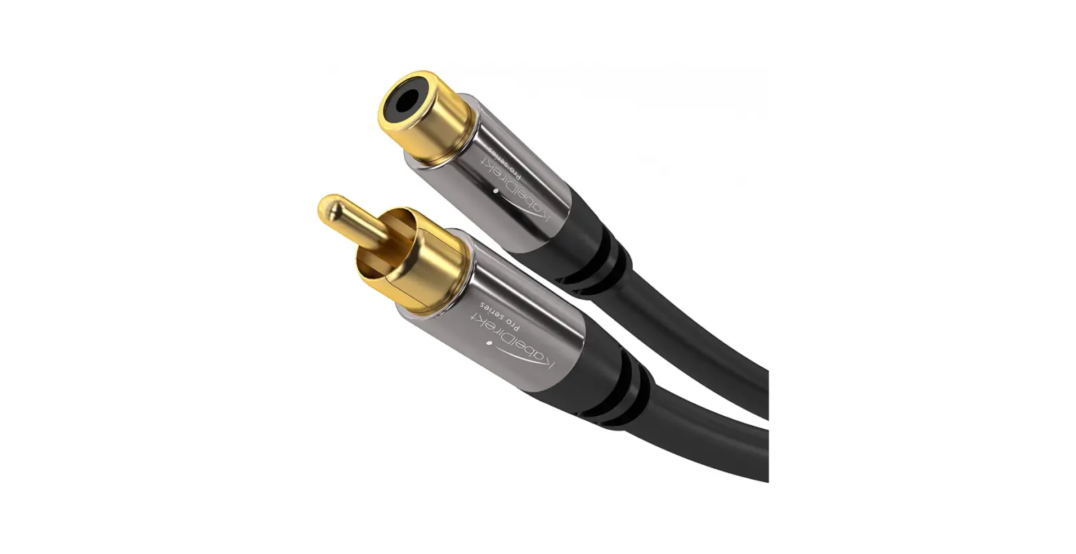 Kabeldirekt – 3ft Short – Rca/phono Extension Lead Cable, Audio/digital/video-complete Features/user Manua Kabeldirekt – 3ft Short – Rca/phono Extension Lead Cable, Audio/digital/video-complete Features/user Manua