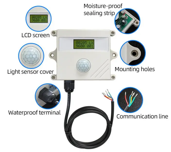 SONBEST SD2160V 0-5V Voltage Type LED Display Illuminance Sensor - figure 2