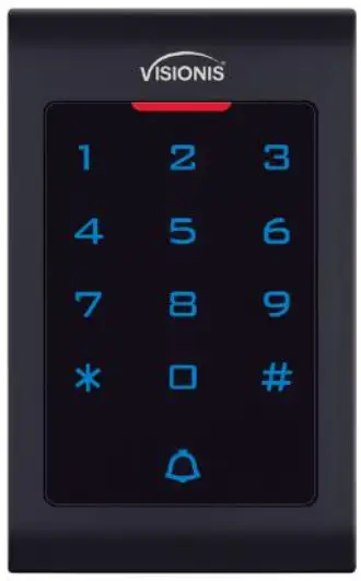 VISIONIS VIS 3002 Access Control Indoor Only Digital Touch Keypad