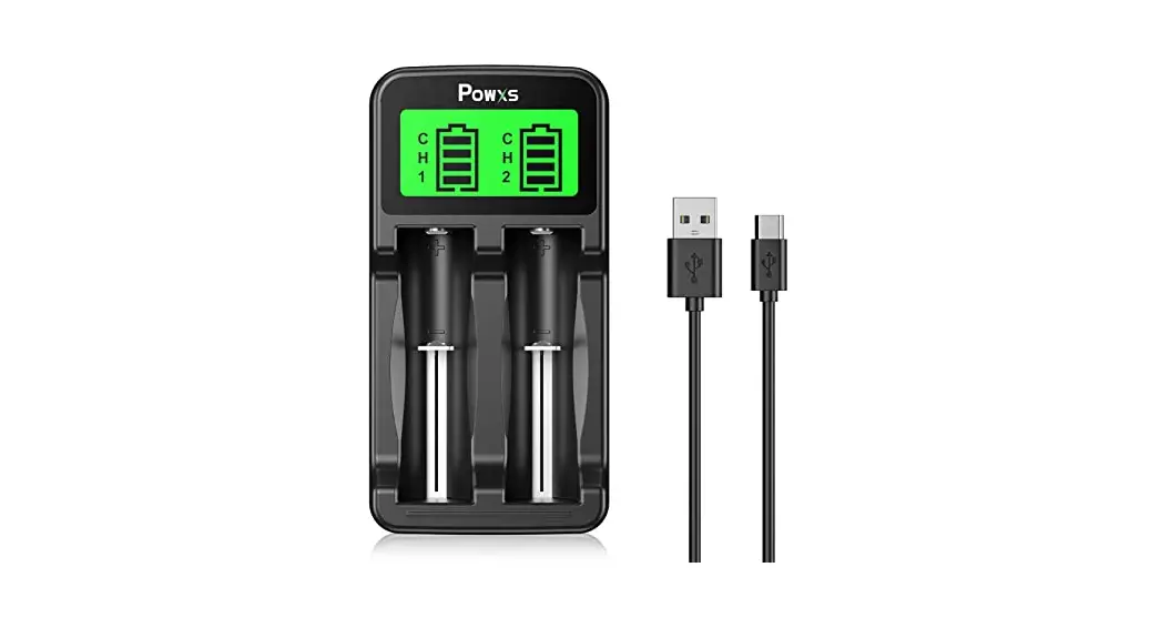 Powxs Sw-2 Lcd Universal 18650 Battery Charger User Guide