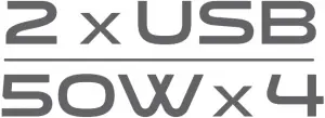 2xUSB50Wx4