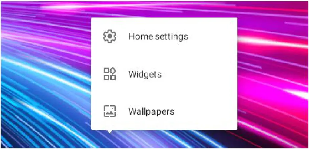 GENER8 GS61016 Tablet - Home Settings