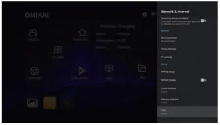 OMIKAI K1 Android TV Box - Ethernet Setting