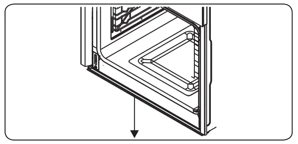 SHARP K 50M22BL2 FR 60cm Stainless Steel Built in Fan Oven - Water Collector