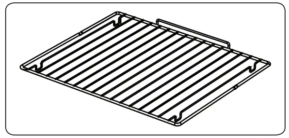 SHARP K 50M22BL2 FR 60cm Stainless Steel Built in Fan Oven - Wire Grid