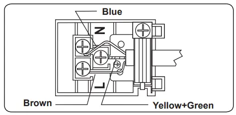 SHARP K 50M22BL2 FR 60cm Stainless Steel Built in Fan Oven - terminal box