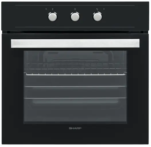 SHARP K 50M22BL2 FR 60cm Stainless Steel Built in Fan Oven