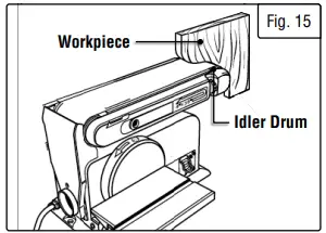 WEN 6502 BELT & DISC SANDER 4.3-AMP-fig18