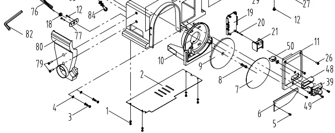 WEN 6502 BELT & DISC SANDER 4.3-AMP-fig28