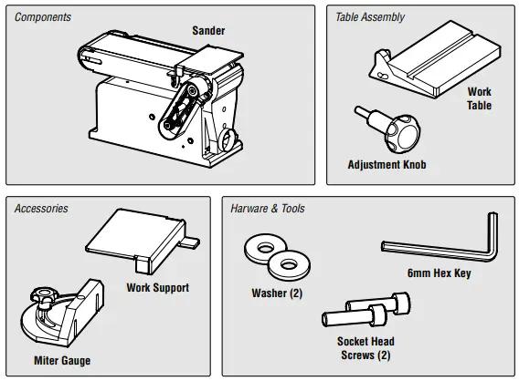 WEN 6502 BELT & DISC SANDER 4.3-AMP-fig3
