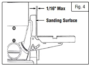 WEN 6502 BELT & DISC SANDER 4.3-AMP-fig7