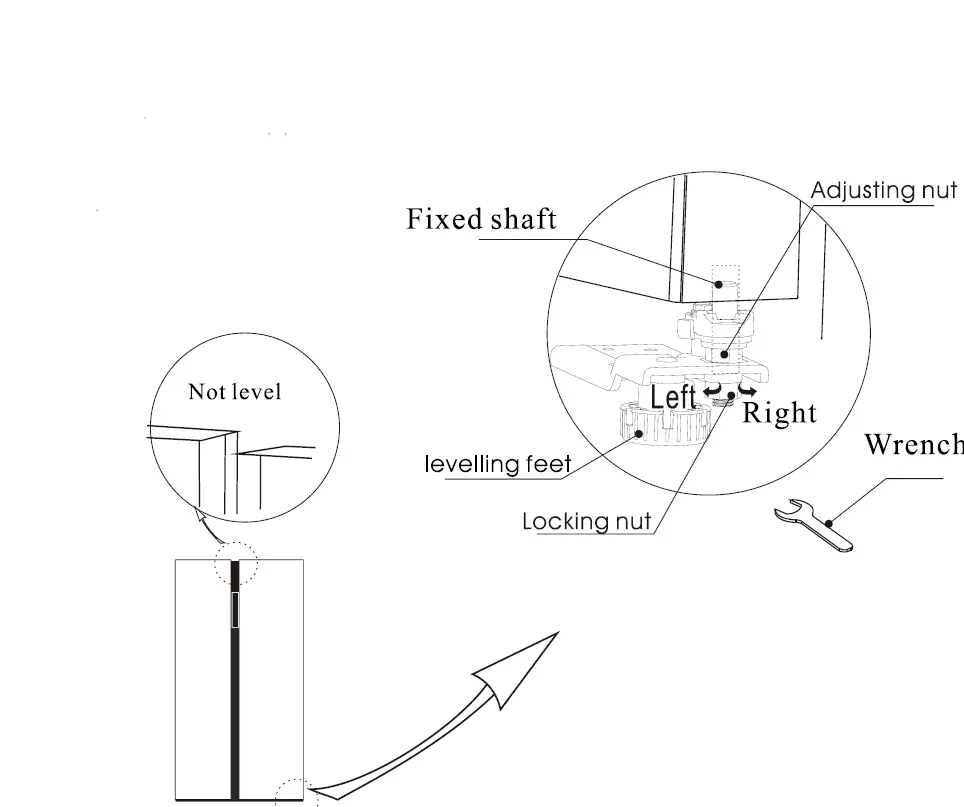 montpellier M510BX-Stainless steel Refrigerator 19