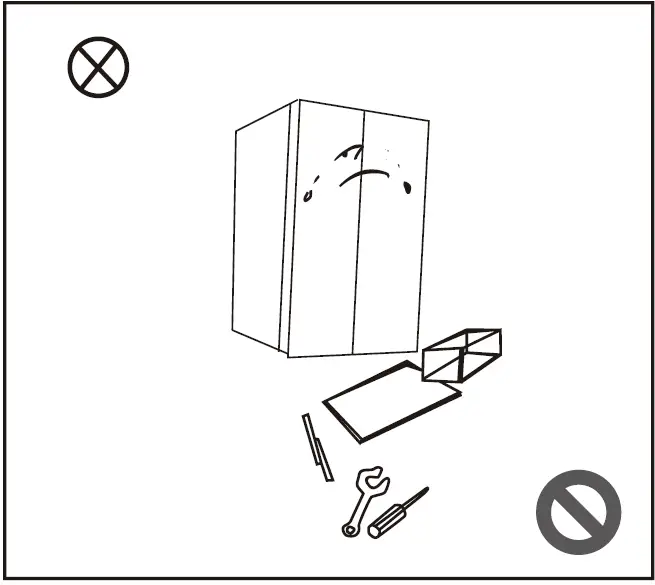 montpellier M510BX-Stainless steel Refrigerator 08