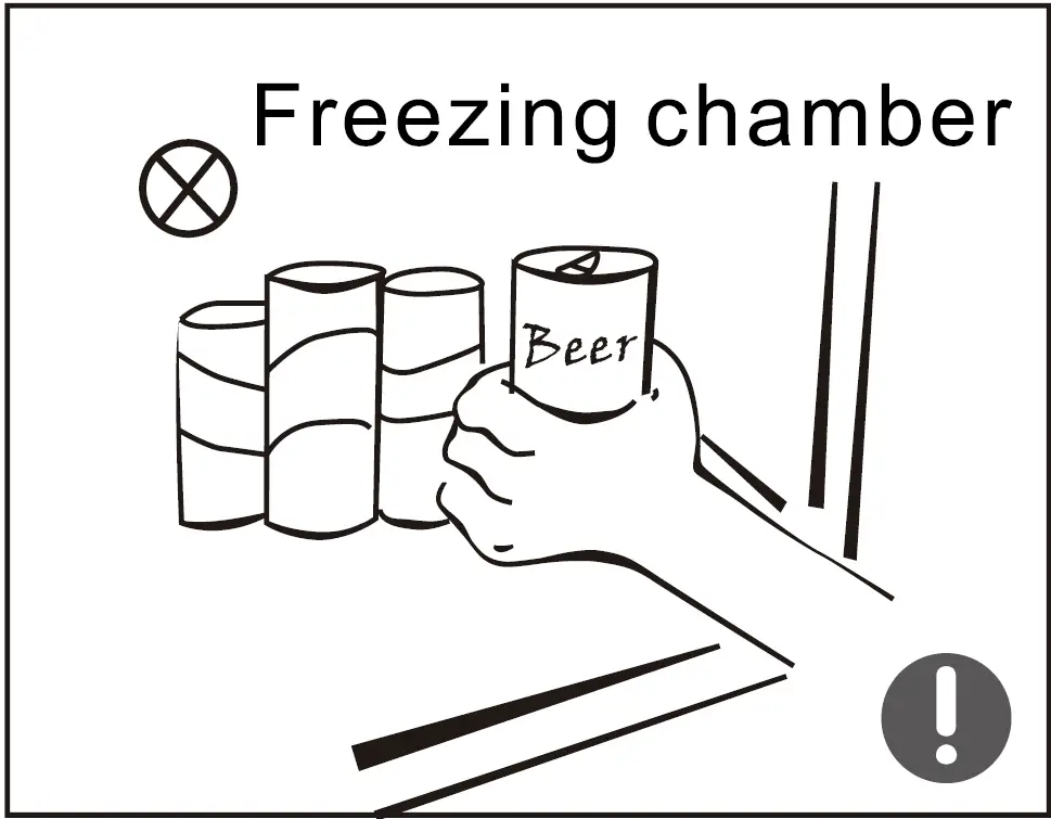 montpellier M510BX-Stainless steel Refrigerator 14