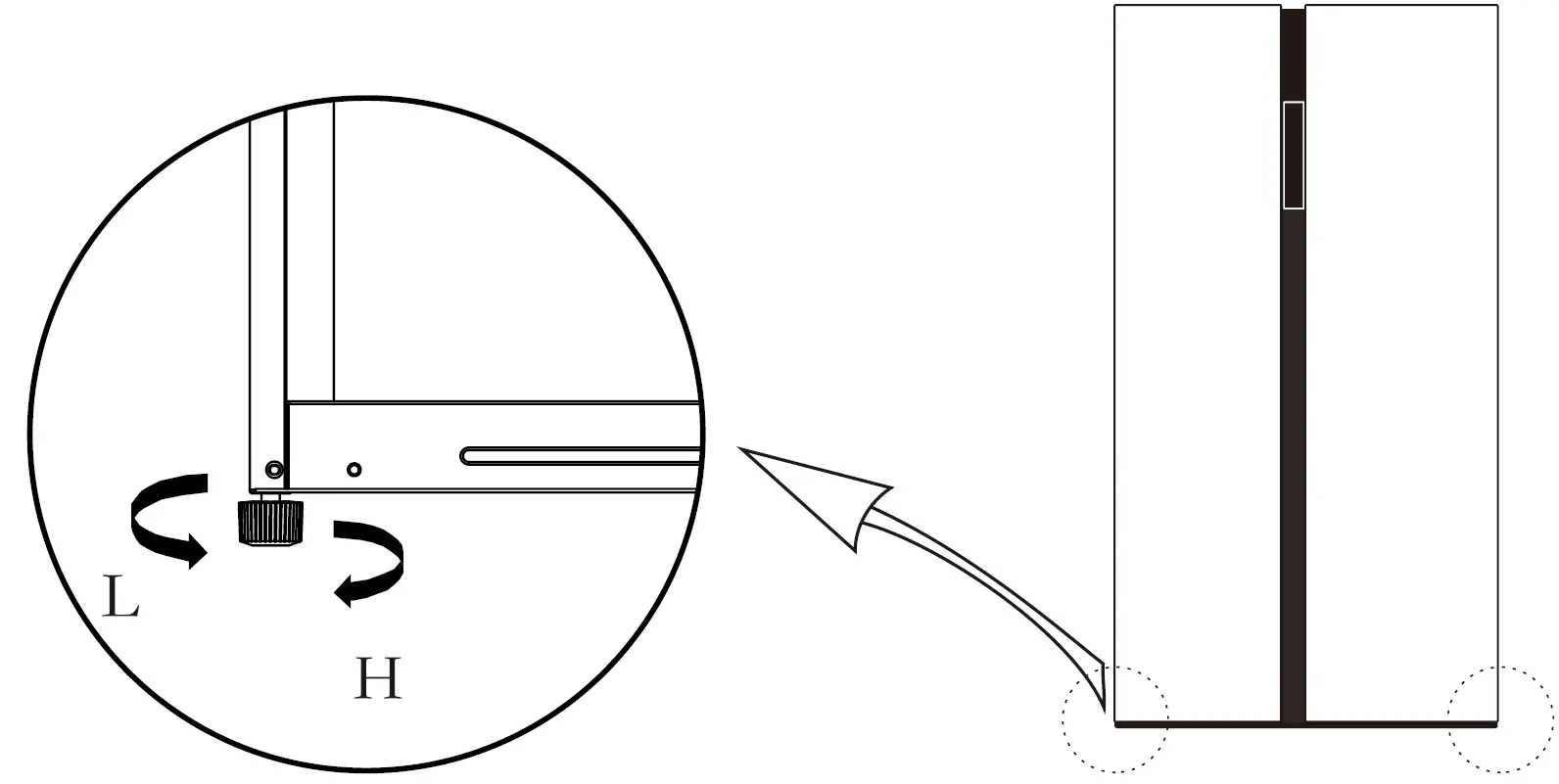 montpellier M510BX-Stainless steel Refrigerator 19