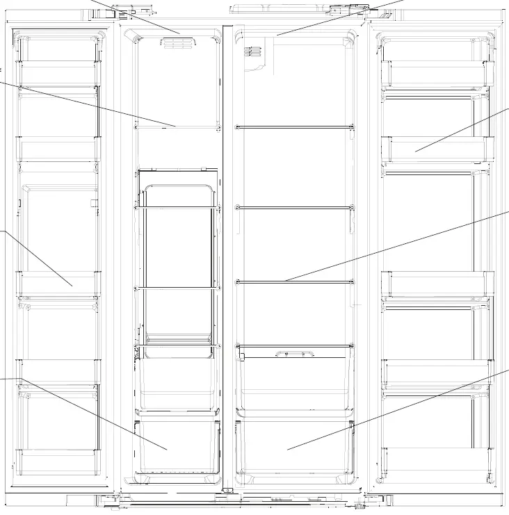 montpellier M510BX-Stainless steel Refrigerator 27