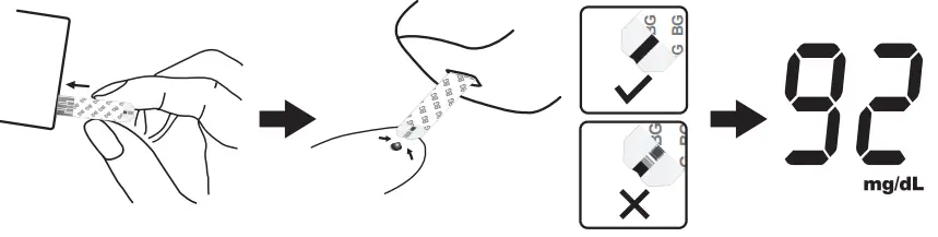 FORA 6 Blood Glucose Test Strip - fig