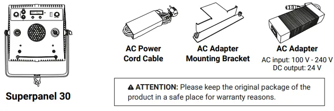 Lupo 400 Hard Superpanel DUAL COLOR 30 LED Panel-fig8
