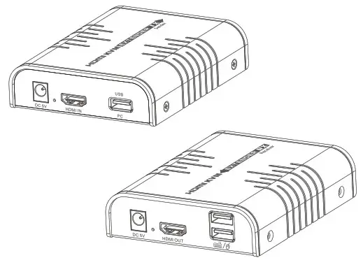LENKENG LKV373KVM HDMI KVM Extender Over Network Cable - Cover