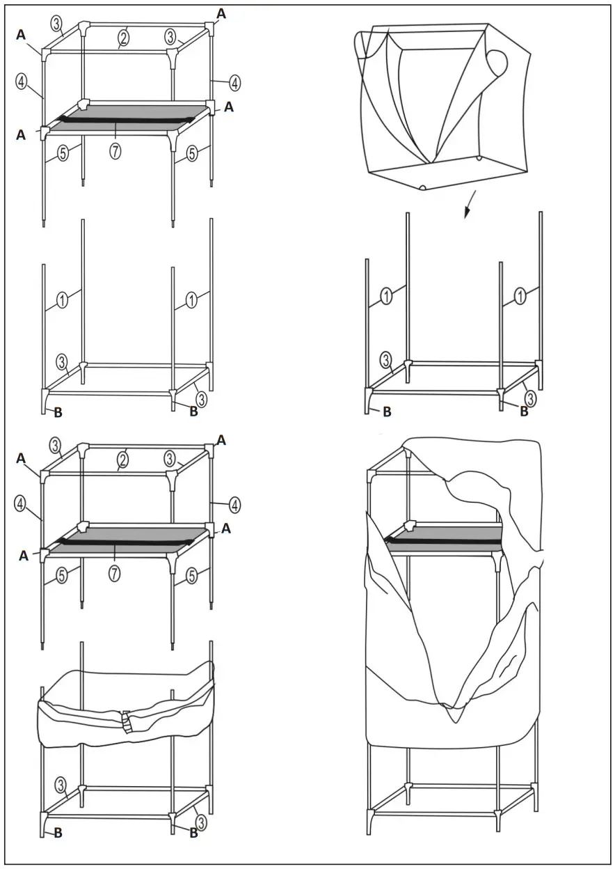 BORMANN BPC1000 Folding Wardrobe - Figure 1