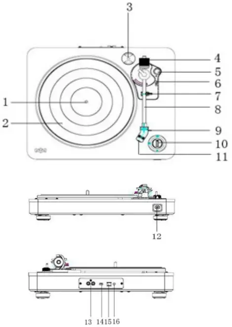 MARLEY 346SIUTT Stir It Up Turntable - fig 2