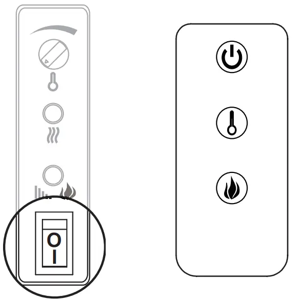 HOME DECORATORS COLLECTION SP6177 Electric Fireplace Logset with Heater - Operating Instructions 6