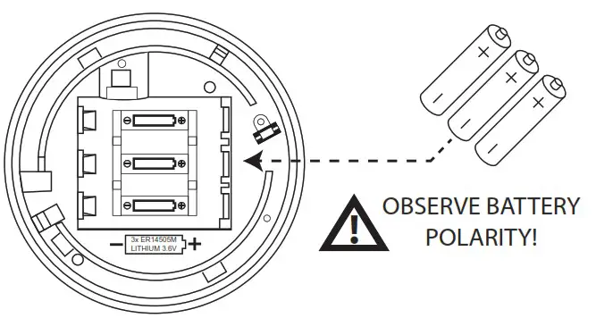 smartcell SC 23 0210-0001 99 Heat Detector and Combined Sounder Beacon - Fit batteries