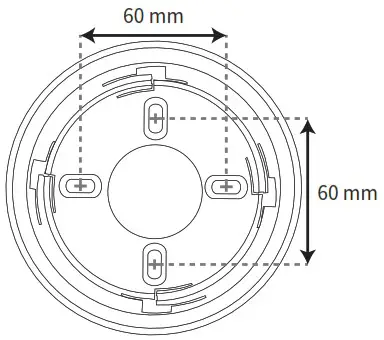 smartcell SC 23 0210-0001 99 Heat Detector and Combined Sounder Beacon - Fix mounting plate