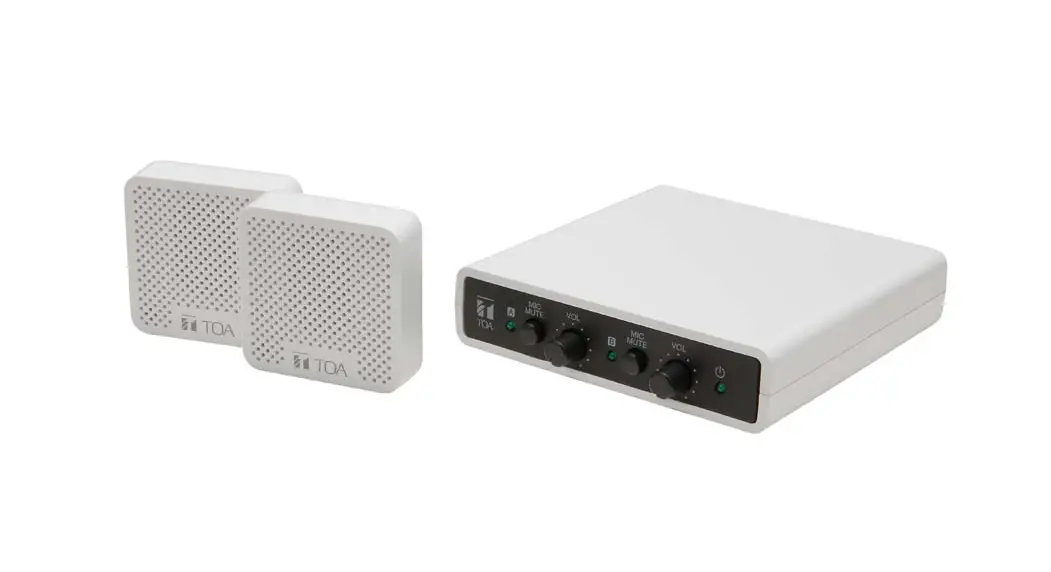 Toa Nf-cs1 Window Intercom System Expansion Set Instruction Manual Toa Nf-cs1 Window Intercom System Expansion Set Instruction Manual