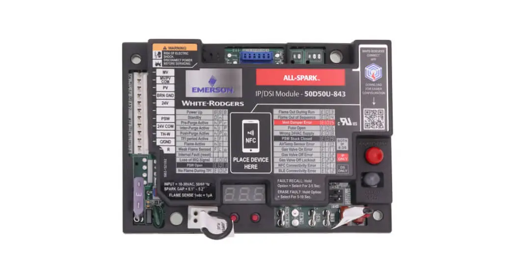 White-rodgers 50d50u-843 24v Non-integrated Spark Ignition Module Instruction Manual