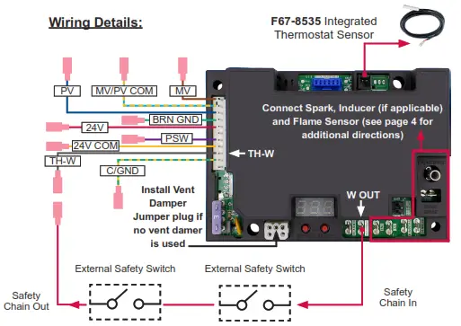 White Rodgers 50D50U 843 24V Non Integrated Spark Ignition Module fig9
