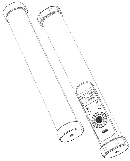 Ulanzi AY6C RGB Stick Tube Light Handheld LED Light