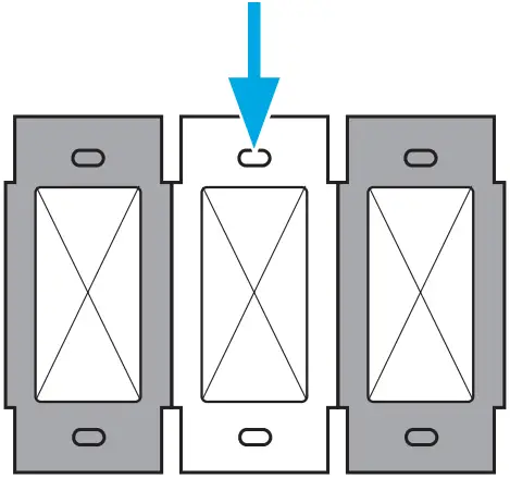 LUTRON Radio RA3 Sunnata LED Plus Dimmer - Middle of Gang