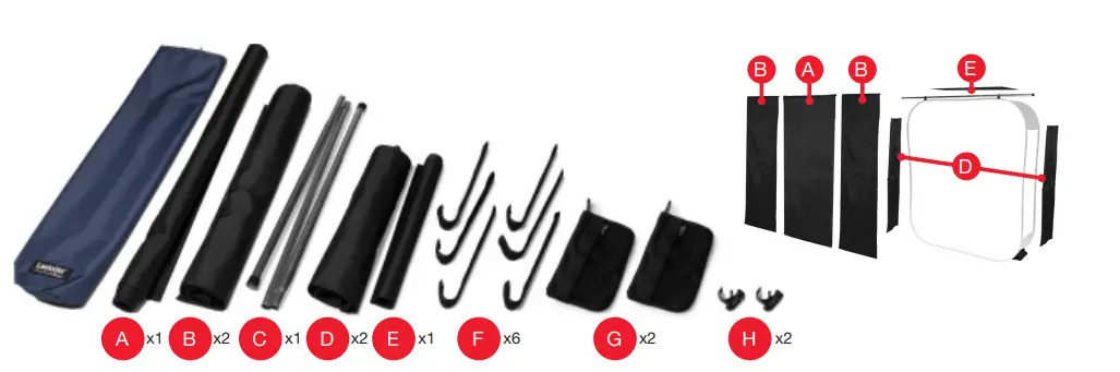 Manfrotto LL LB8967 HiLite 1.8 x 2.15m Shapers and Masks-1