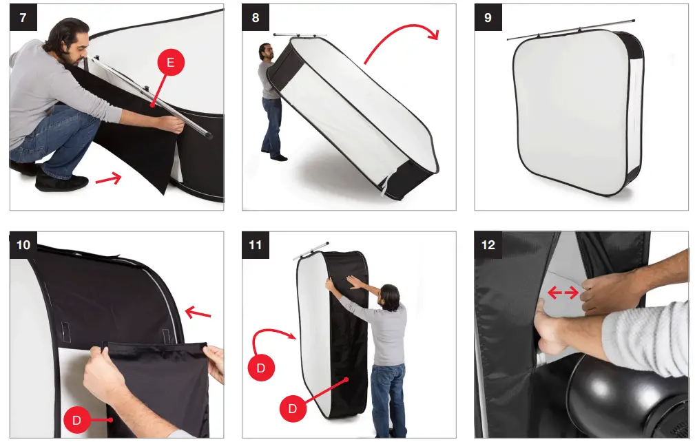 Manfrotto LL LB8967 HiLite 1.8 x 2.15m Shapers and Masks-4